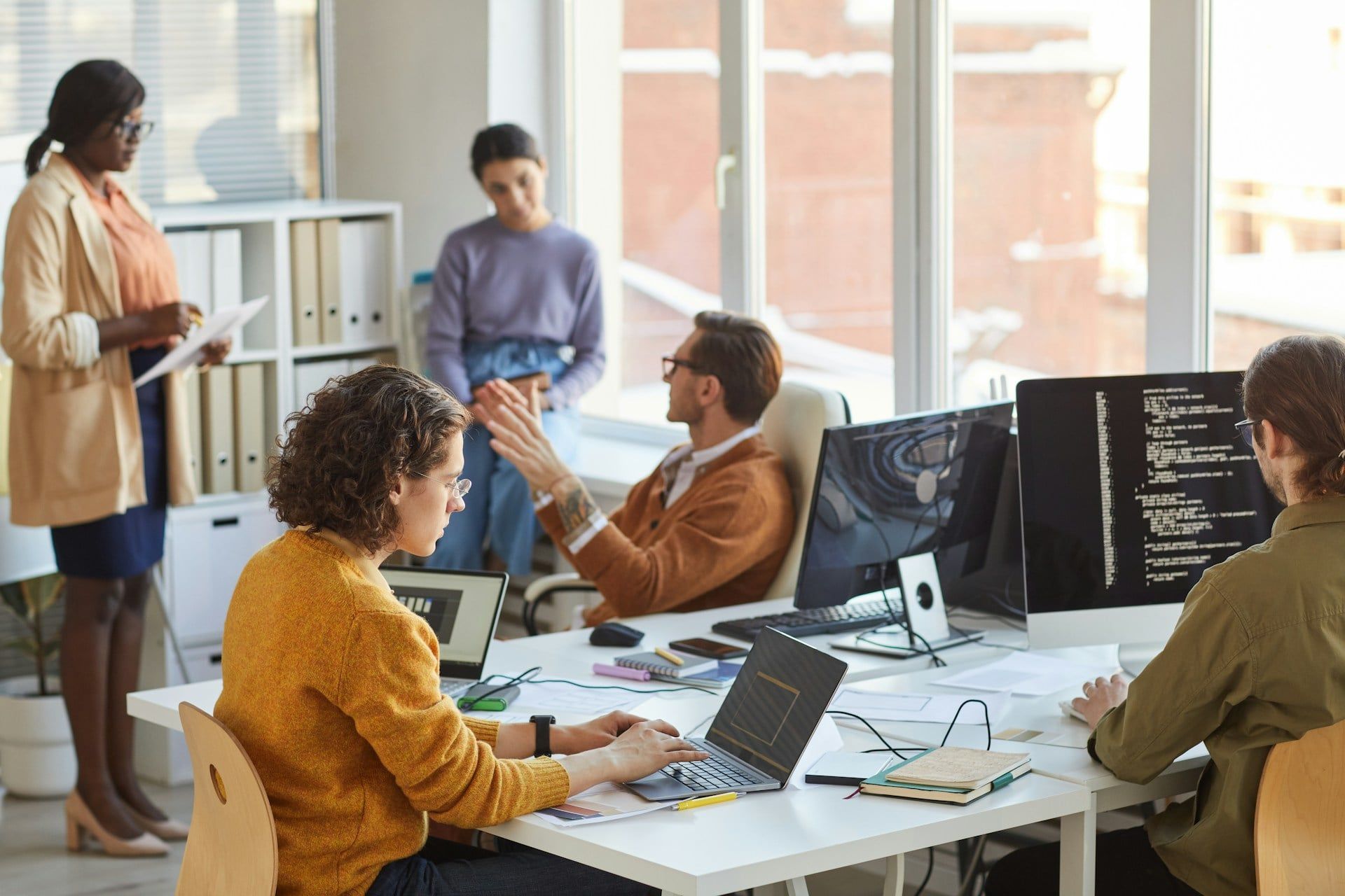 Diverse team software programmers min
